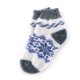 Короткие шерстяные носки со снежинками