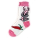 Женские шерстяные носки с розовым зайчиком