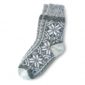 Женские шерстяные носки со снежинками