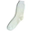 Белые мужские шерстяные носки