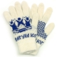 Вязаные шерстяные перчатки с логотипом