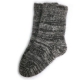 Мужские теплые шерстяные носки темного цвета 