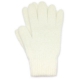 Белые вязаные шерстяные перчатки