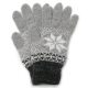  Мужские вязаные шерстяные перчатки со снежинкой