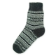 Мужские шерстяные носки с черно-белым орнаментом