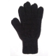 Черные шерстяные перчатки для сенсорных экранов