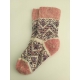 Женские носки с орнаментом шерстяные