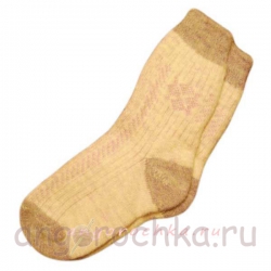   Женские теплые шерстяные  носки с резинкой