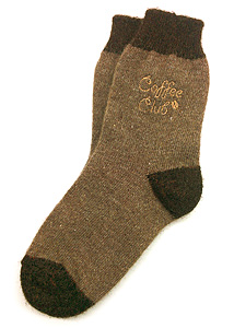 Шерстяные носки с вышитым логотипом
